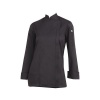 Chef Works Women's Hartford Slim Cut Chef Coat - Black Photo