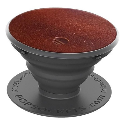 Photo of Popsockets Cell Phone Grip & Stand - Brown Vegan Leather