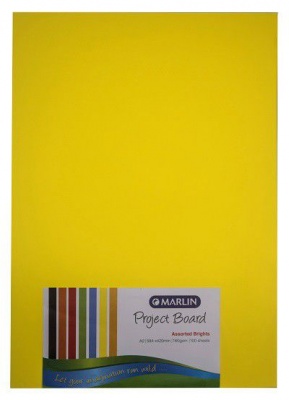 Photo of Marlin : Project Boards A2 100's - Brights Assorted