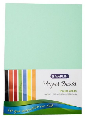 Photo of Marlin : Project Boards A4 100's - Pastel Green