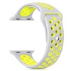 Apple 38mm Hole Band for Watch - Silver & Yellow Photo