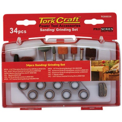 Photo of Tork Craft - Sanding & Grinding Set - Set of 34