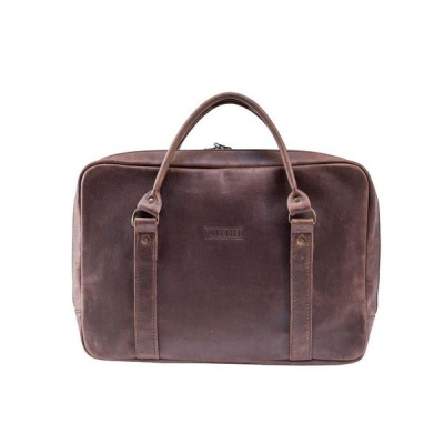 Photo of Burgundy Collective The Grab & Go Laptop Briefcase - Brown