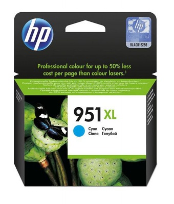 Photo of HP 951XL Cyan Officejet Ink Cartridge