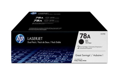Photo of HP 78A Laserjet Black Print Cartridge - Dual Pack