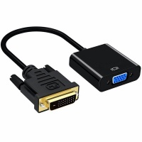 DVI D to VGA Adapter For PC Black