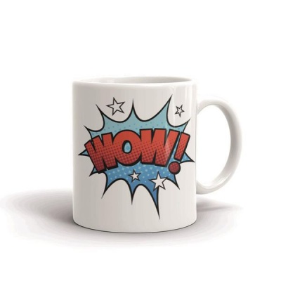 Photo of MugNolia Comic Book Words Wow! Coffee Mug