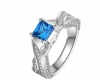 Purple Gypsy Alluring infinity Ring - Blue Photo