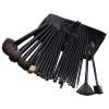 Synthetic Hair Cosmetic Makeup Brush - Black Photo