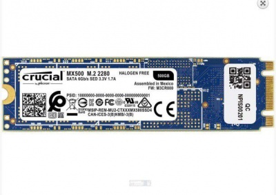 Photo of Crucial MX500 1000GB M.2 2280DS SSD