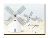 LASA Wall Art Painting with Clock - Windmill Photo