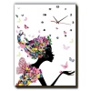 LASA Wall Art Painting with Clock - 1 Fairy Photo