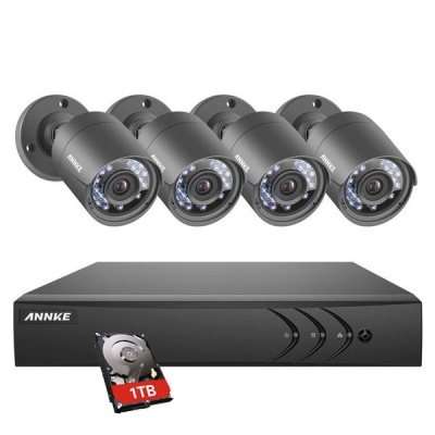 Photo of Annke 8CH Security CCTV HD DVR 4 Cameras Kit & 1TB HDD