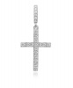 Dhia Jewellery Paved Cross Pendant embellished with Swarovski Zirconia Photo