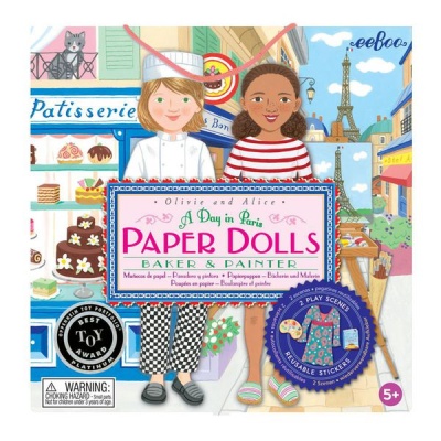Photo of eeBoo Paper Dolls: A Day In Paris
