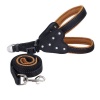 Adjustable Dog Vest Harness & Leash - Coffee Photo
