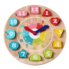 Wooden Shape Sorting Clock Toy Photo