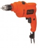 Black & Decker - 550W 1cm Variable Speed Hammer Drill - Orange Photo