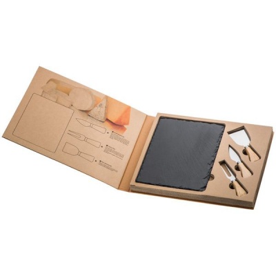 Photo of Eco - Cheese Set With Slate Cutting Board