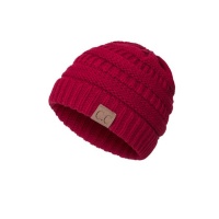 Beanie for Pony Tail Burnt Red