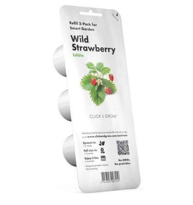 Photo of Click and Grow Wild Strawberry Refill for Smart Herb Garden - 3 Pack