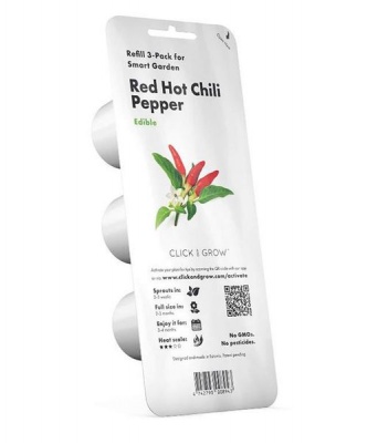 Photo of Click and Grow Red Hot Chili Pepper Refill for Smart Herb Garden - 3 Pack