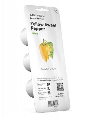 Photo of Click and Grow Yellow Sweet Pepper Refill for Smart Herb Garden - 3 Pack