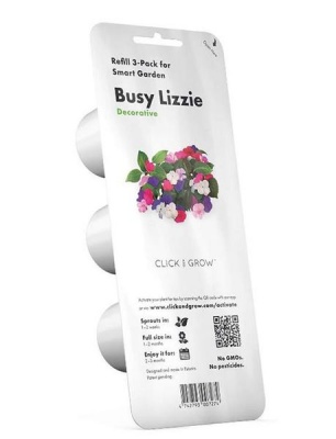 Photo of Click and Grow Busy Lizzie Refill for Smart Herb Garden - 3 Pack