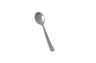 Photo of Gizmo - Elegant Silver Plastic Teaspoons - Set Of 12