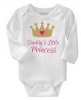 Qtees Africa Daddy's Little Princess Long Sleeve Baby Grow Photo