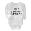 Qtees Africa Could I Be Any Cuter Long Sleeve Baby Grow Photo