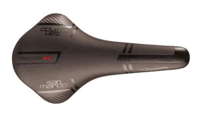 Photo of Selle San Marco Men's Concor Carbon FX Wide Cycling Saddle - Black