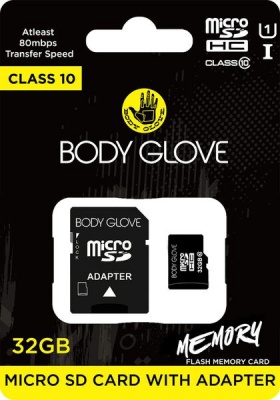 Photo of Body Glove 32GB Class 10 Memory Micro SD Adapter