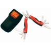 Tork Craft Mini Multitool with Nylon Pouch - Red Photo