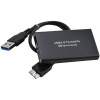 USB 3.0 mSATA SSD Mini Enclosure & SATA Hard Disk adapter. Photo