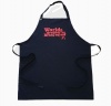 DSA - 100% Cotton Apron - Black And Rose Red Photo