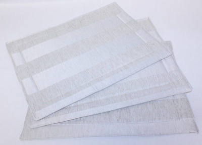 Photo of DSA - Earth Collection Stripe Placemats Natural - Set Of 6