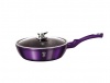 Berlinger Haus 24cm Marble Coating Deep Frypan with Lid - Royal Purple Photo