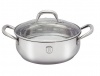 Berlinger Haus 24cm Stainless Steel Shallow Pot - Silver Belly Photo