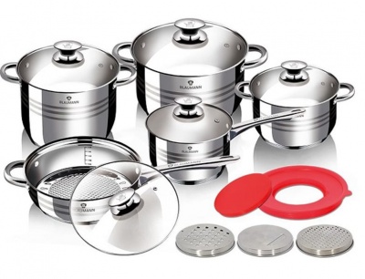 Photo of Blaumann Stainless Steel Cookware Set - Gourmet Line
