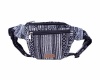 SKA 3-Zip Stripe Moonbag - Black & White Photo