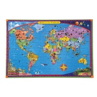 eeBoo Educational Puzzle World Map