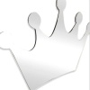 Iconix Kids Shatterproof Acrylic Mirror Bedroom Decor - Crown Photo