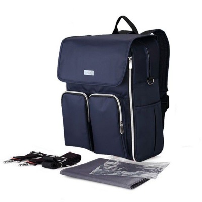 Photo of Multi-functional Waterproof Diaper Bag - Dark Blue