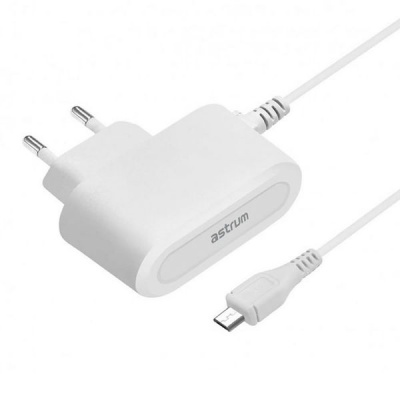 Photo of Astrum Micro USB Home Charger 2A with 1.5 Meter Cable - White