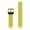 Circle Silicone Band for Garmin Forerunner - Yellow & Black Photo