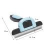 Pet Grooming Brush - Blue Photo