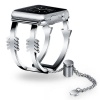 Apple 38mm/40mm Stainless Steel Bangle Silver Watch - Arrows Photo