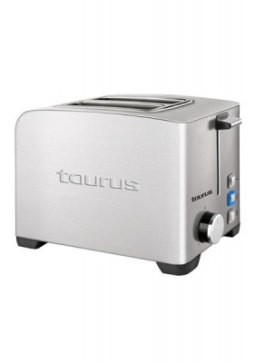 Photo of Taurus - 2 Slice 850W Stainless Steel 5 Heat Toaster - Brushed Silver Photo of Taurus - 2 Slice 850W Stainless Steel 5 Heat Toaster - Brushed Silver