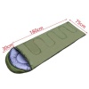 Hooded Camping Sleeping Bag - Army Green Photo